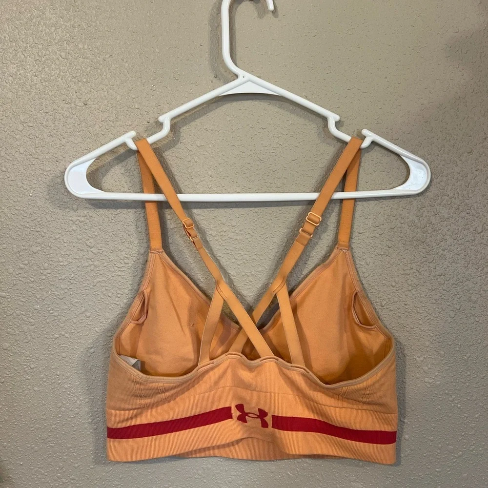 UNDER ARMOUR
WOMENS SEAMLESS LOW LONG LIGHT SUPPORT BRA - Picture 4 of 5